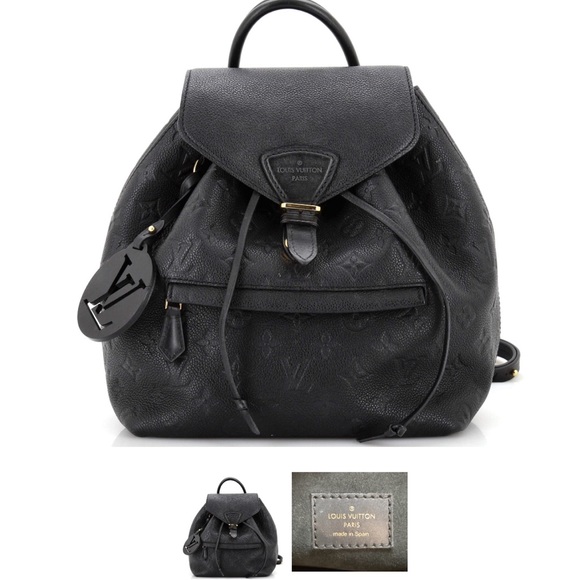 Louis Vuitton backpack Montsouris NM Backpack Monogram Empreinte Leather PM - Picture 1 of 2